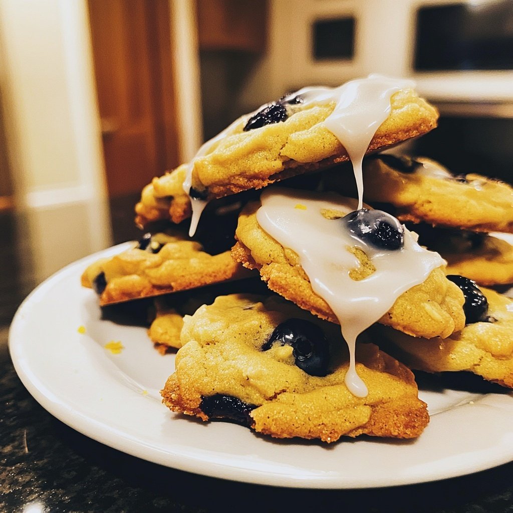Lemon Blueberry Cookies