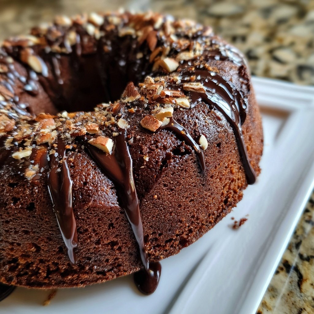 Chocolate Almond Flour Cake