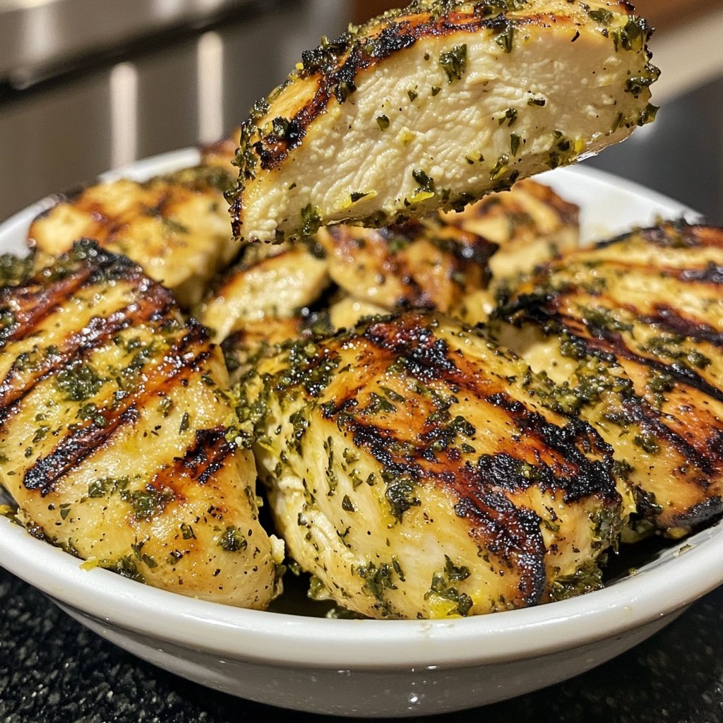 Grilled Lemon Herb Chicken Bowl