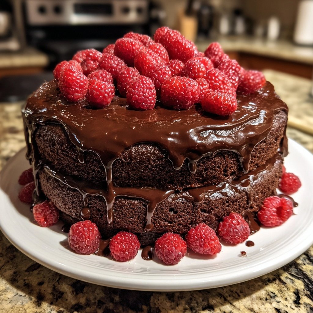 Chocolate Cake Made From Scratch