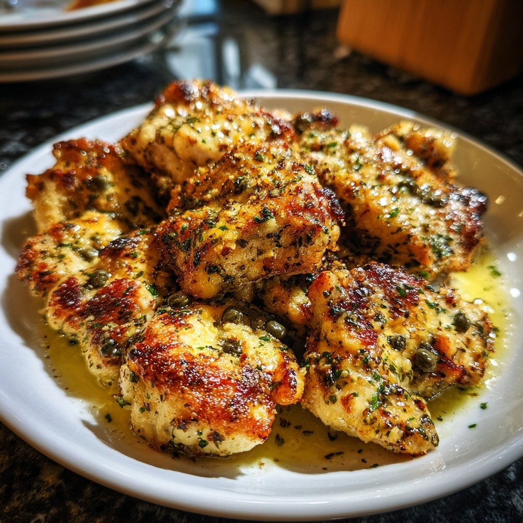 Chicken with Lemon Caper Butter