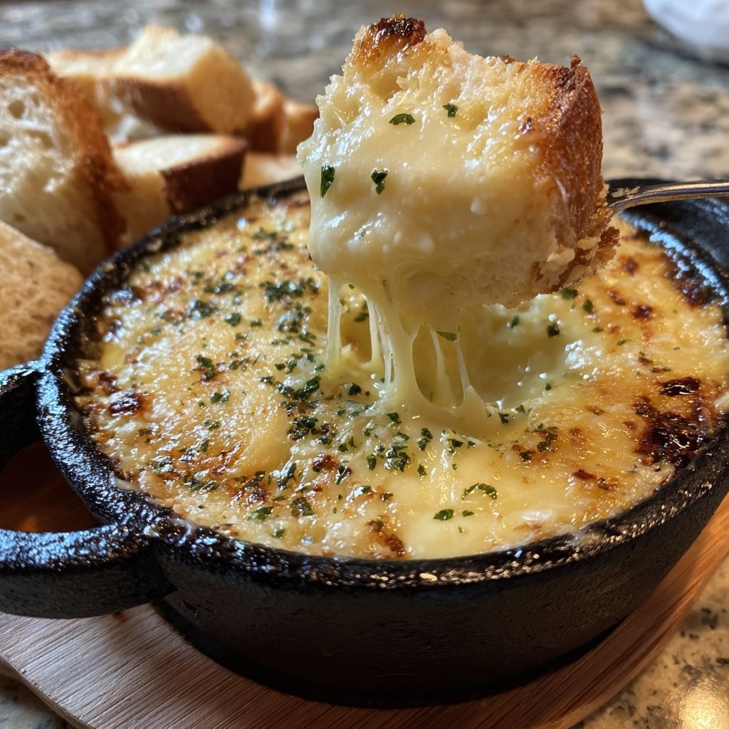 Fondue with Gruyere and Herbs