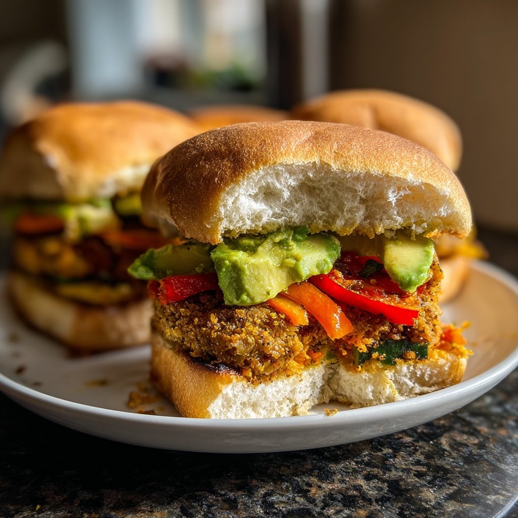 Roasted Veggie Sliders
