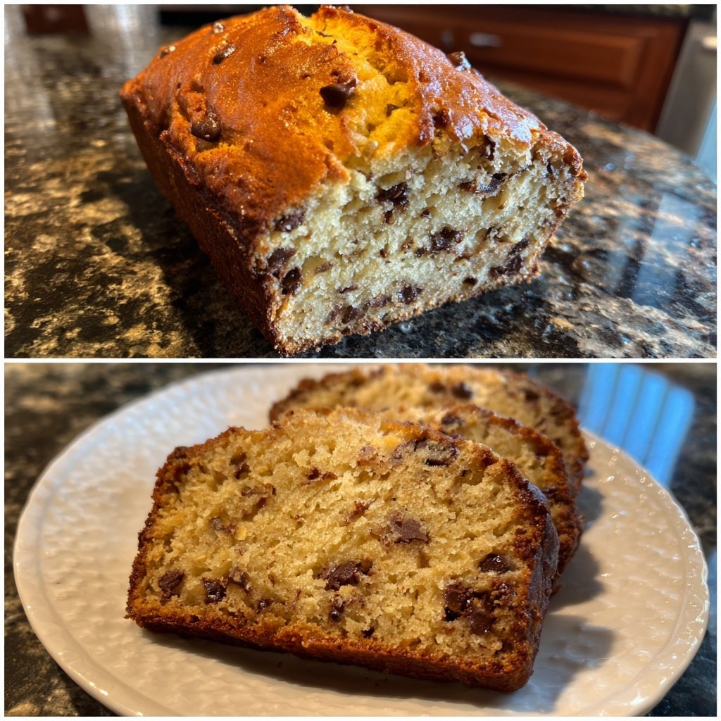 Banana Bread with Mini Chocolate Chips Recipe