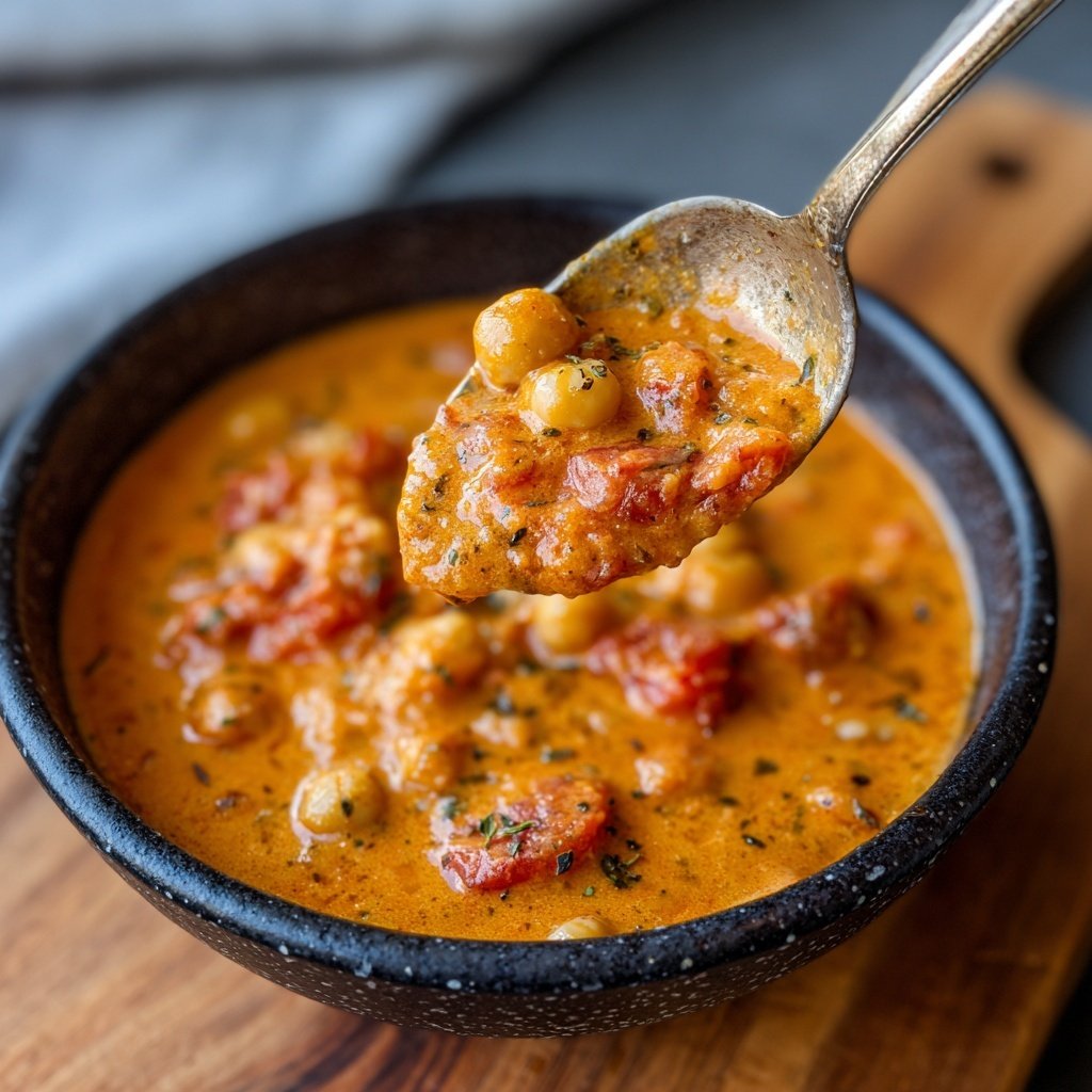 Creamy Tomato Chickpea Stew