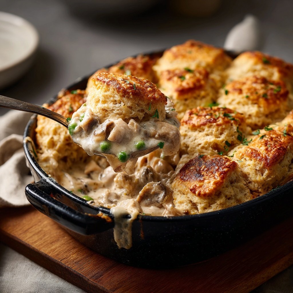 Chicken And Biscuit Casserole