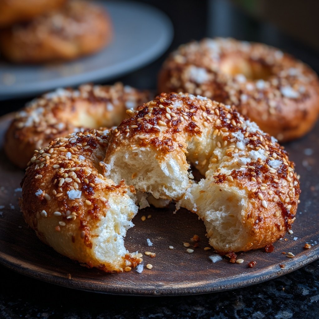 Crispy Air Fryer Yogurt Bagels