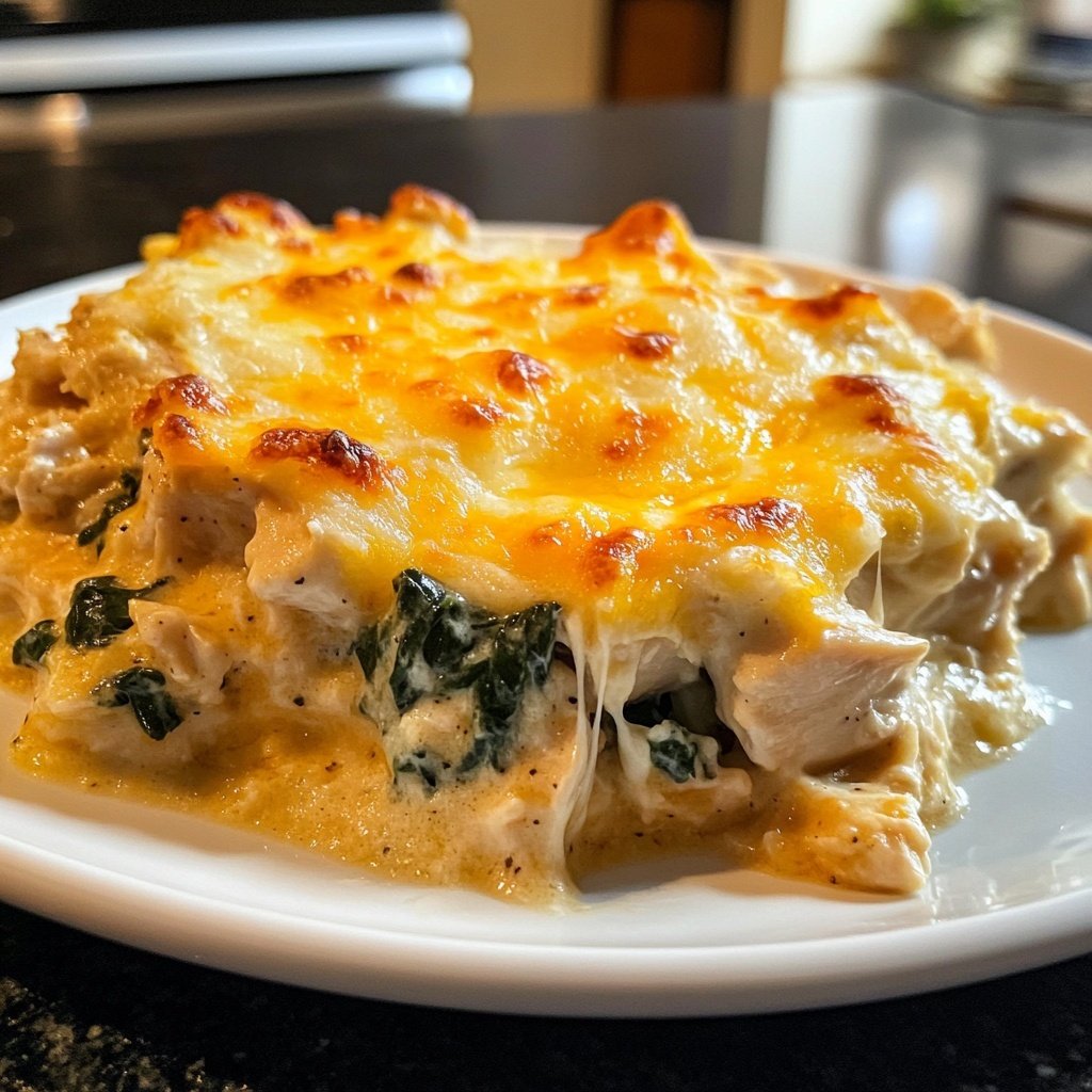 Creamy Low Carb Chicken Casserole